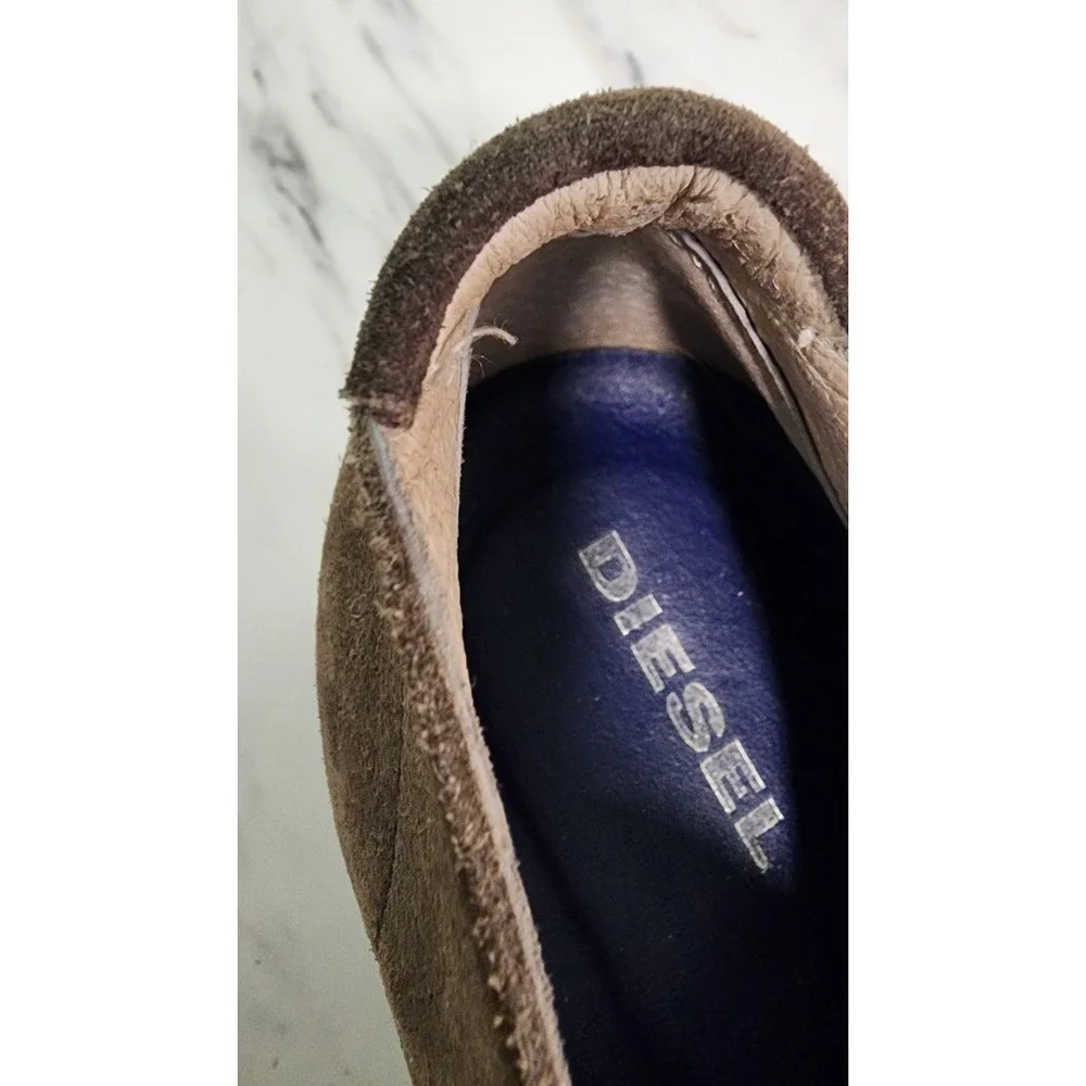 DIESEL‎ Shoes Iridium Olive Camo A15 Dress Shoes Size 11 Suede